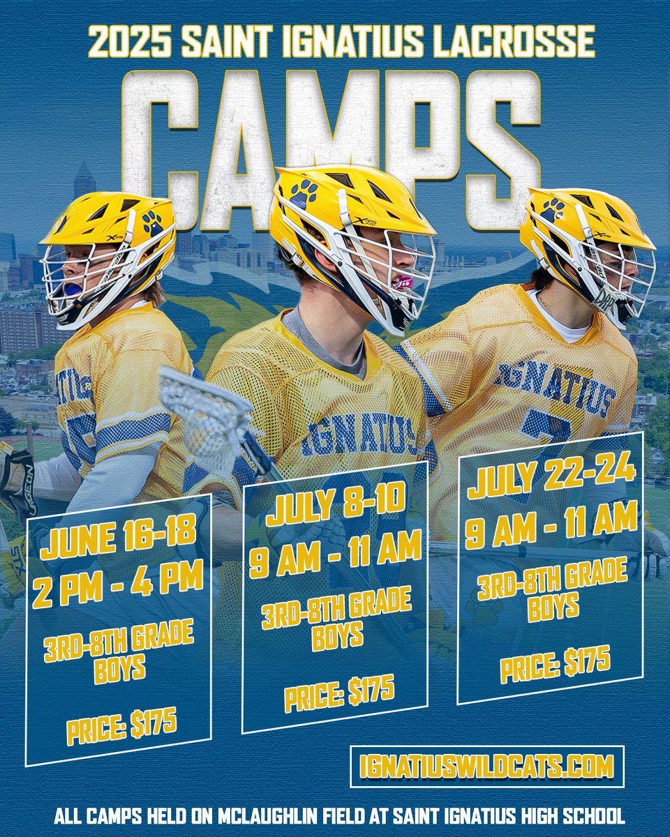Already play lacrosse or new to lacrosse? Wherever you are in the sport, our staff would love to work with you this summer! 

*Grade Clarification: Boys entering 3rd grade - boys entering 9th grade*. We looking forward to getting to know you all and having a ton of fun!
