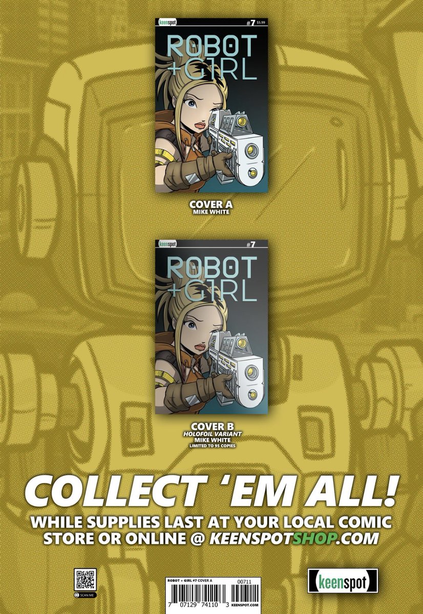 In Stores Now: ROBOT + GIRL #7! #NCBD