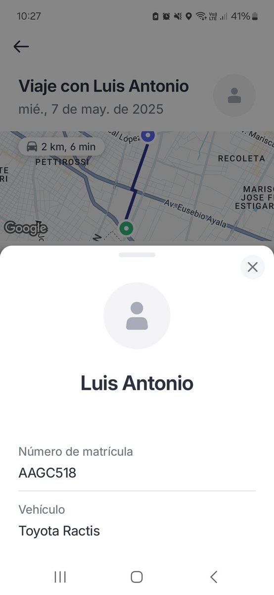 Perdí un bolso, porque me olvidé al bajar del Bolt.
Llamo más de 15 veces al conductor a través de la app y no hubo respuesta. 
Intento comunicarme y no tengo solución ni respuesta. 
Lo único que me interesa recuperar es mi manojo de llaves. 
Si me ayudan y saben del conductor