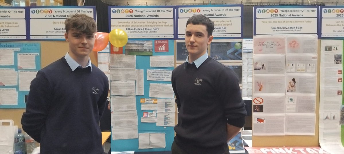 St. Gerald's DLS College (@stgeralds) on Twitter photo Young Economist Silver medalists Cillian Curley & Ruairi Kelly <a href="/Oide_YEOTY/">Oide Young Economist of the Year</a> <a href="/lecheiletrust1/">Le Chéile Schools Trust</a> Young Economist Silver medalists Cillian Curley & Ruairi Kelly <a href="/Oide_YEOTY/">Oide Young Economist of the Year</a> <a href="/lecheiletrust1/">Le Chéile Schools Trust</a>
