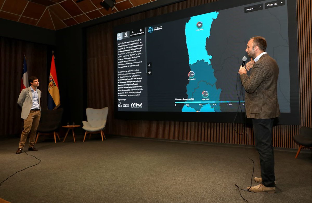 CChCValparaiso's tweet photo. 📣 AHORA 

Lanzamiento de la Plataforma Inversión en Ciudades en #Valparaiso

En la @usantamaria estamos presentando esta herramienta digital que promueve la transparencia y la planificación urbana basada en evidencia para las comunas de nuestra región🏡#InversiónEnCiudades #CChC https://t.co/3DmBjCouDM