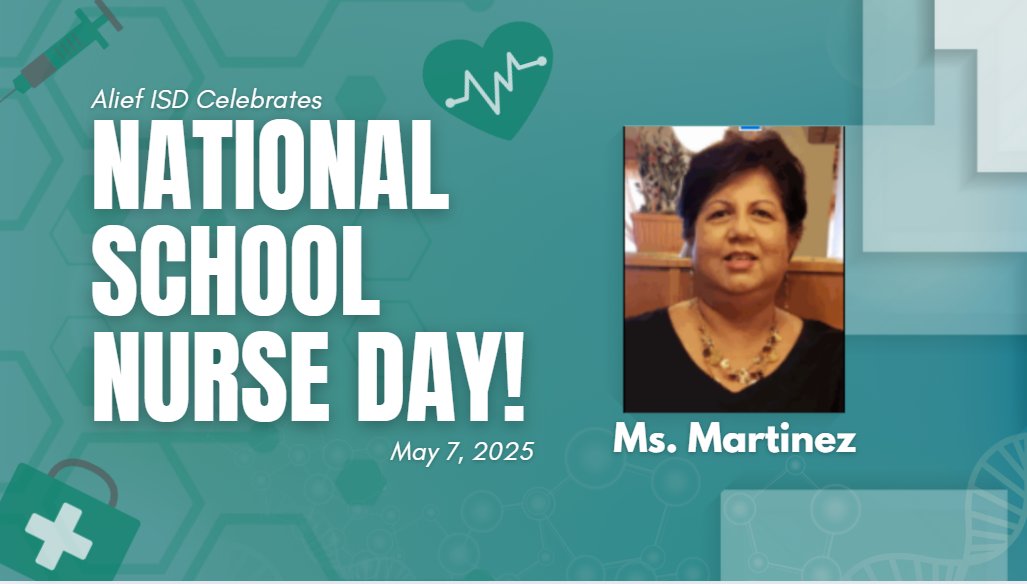 Healing hands. Caring heart. Unmatched dedication. Thank you, Nurse Martinez, for being a vital part of our campus. #SchoolNurseDay