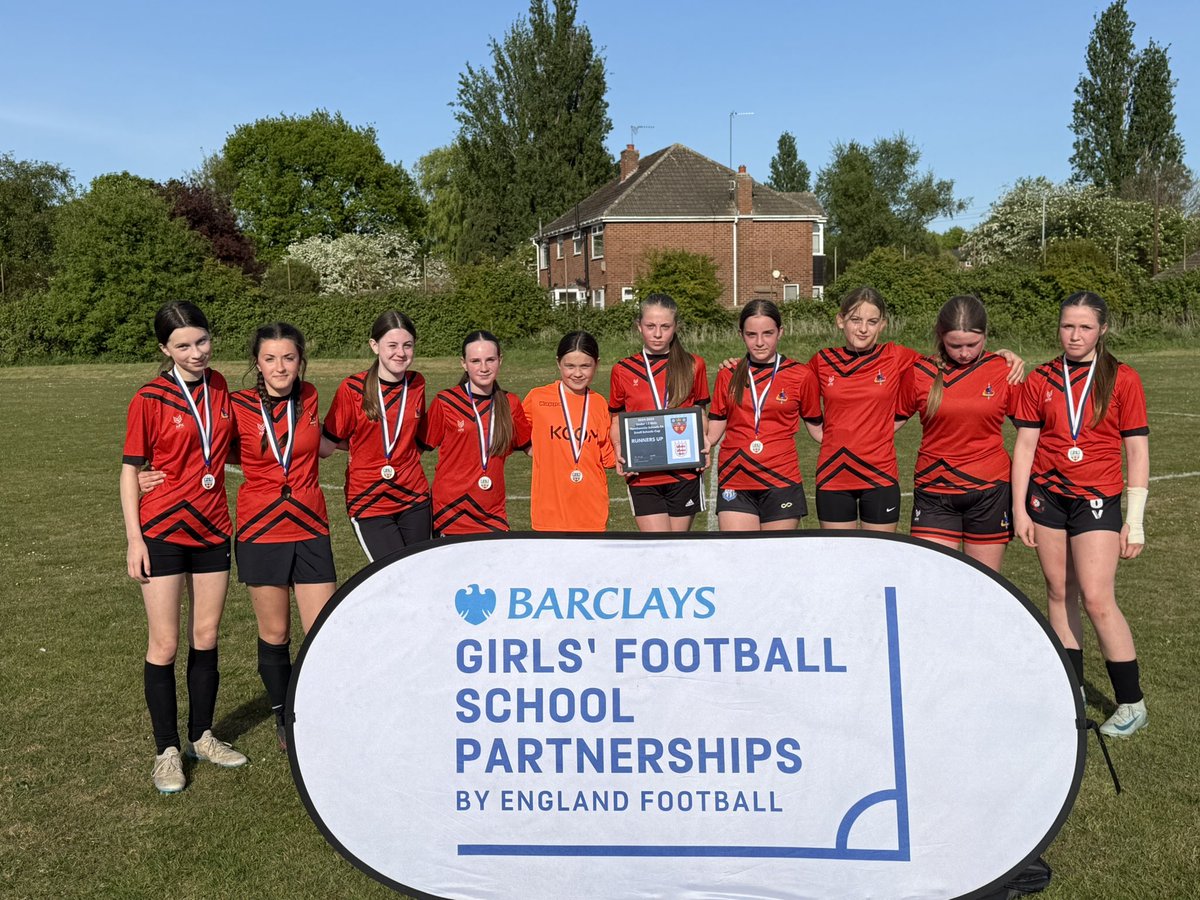 Well done to our U13 girls football team yesterday. They played in the Humberside Cup Final &amp; unfortunately came away as runners up with a 1-0 defeat to Healing School. But the girls were brilliant &amp; the result really didn’t reflect the game. Another great season. Well played ⚽️