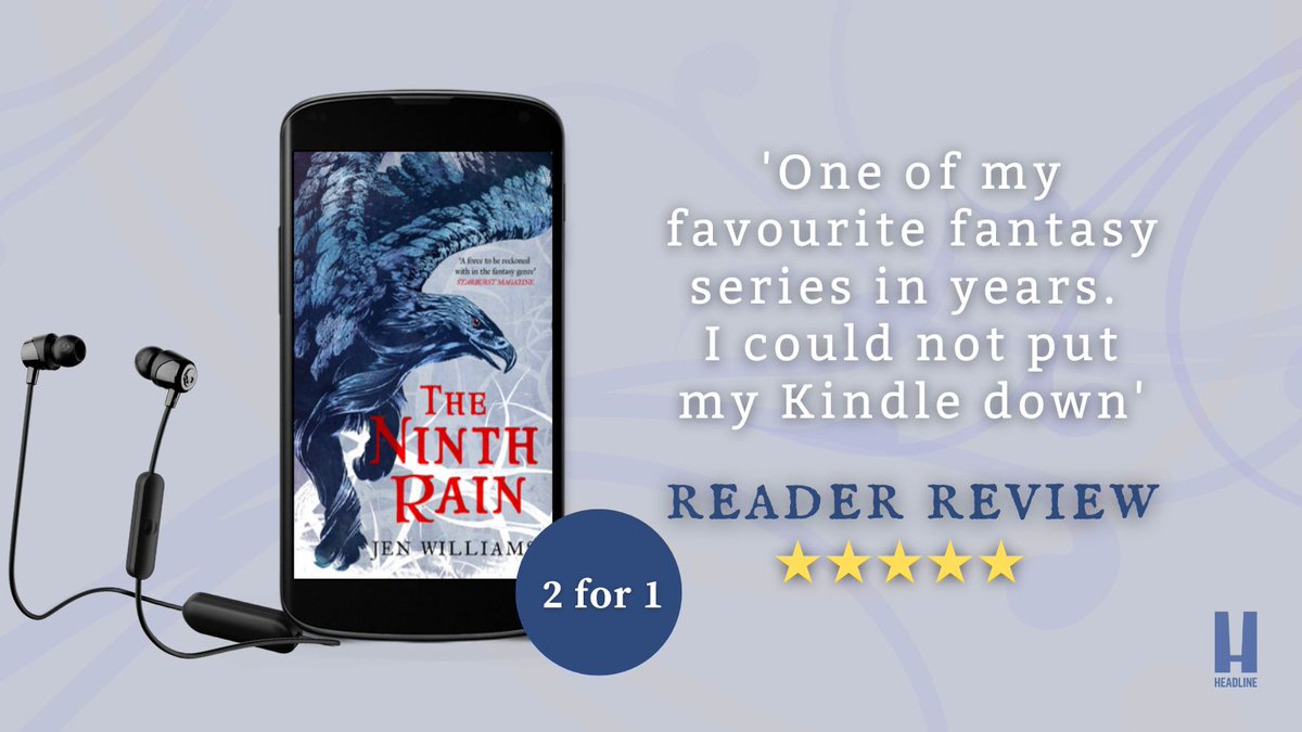 The Ninth Rain by <a href="/sennydreadful/">Jen 'mostly updates only, alas' Williams</a> has  been selected for a limited Audible UK promotion. Get it as part of the 2 for 1 credit sale until 21st May!