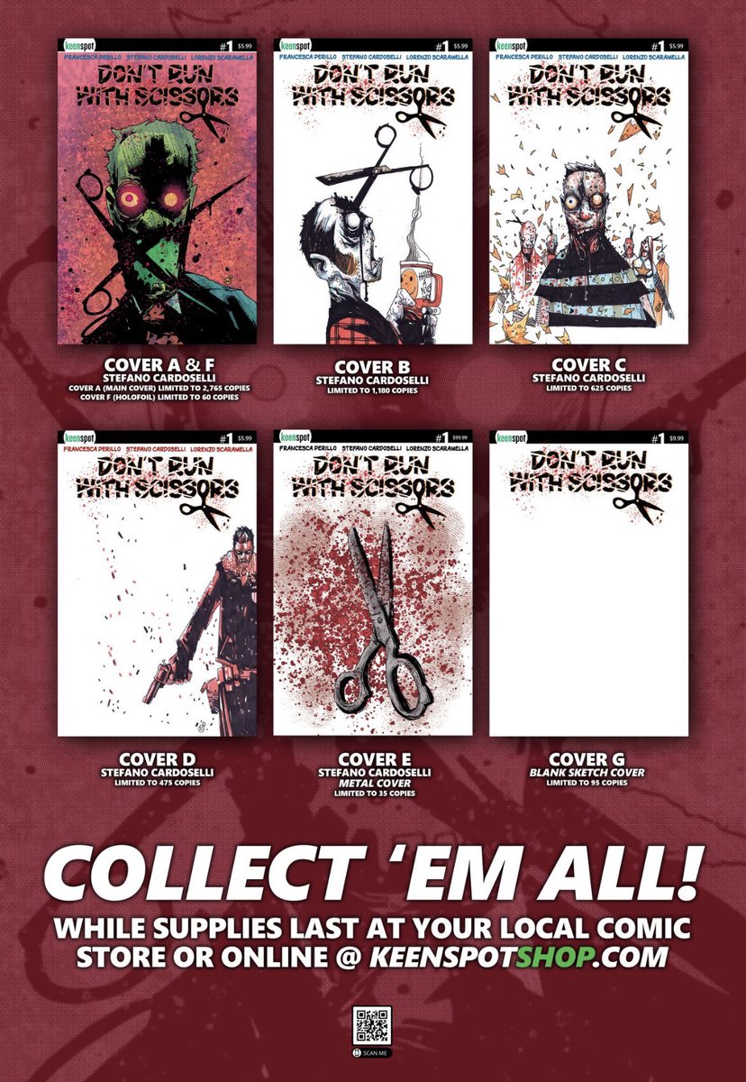 In Stores Now: DON’T RUN WITH SCISSORS #1! #NCBD