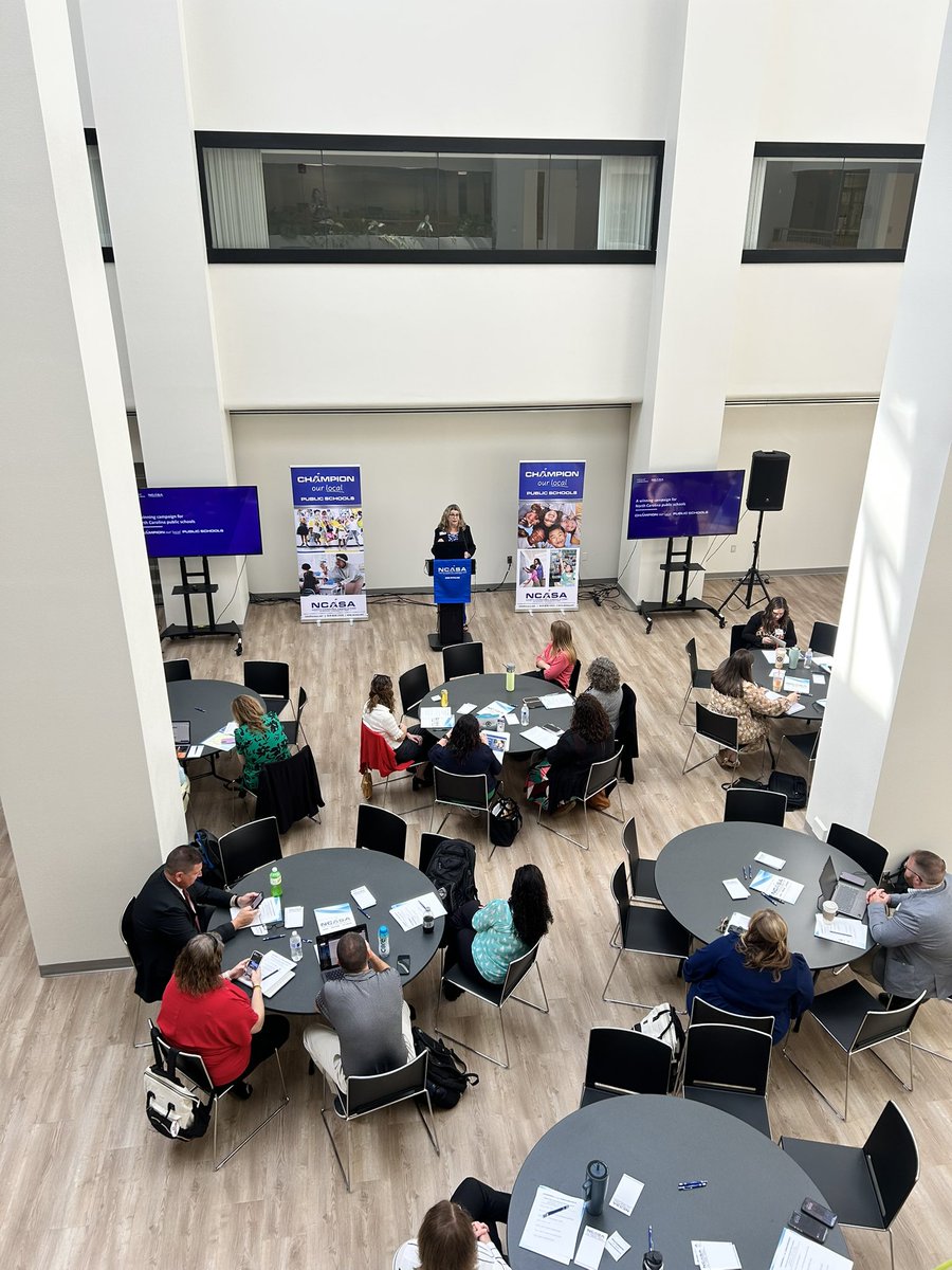 Excited to be in Hickory for our third Public School Messaging Workshop! NC local public schools prepare our children for life &amp; we need to #ChampionNCPublicSchools. #nced