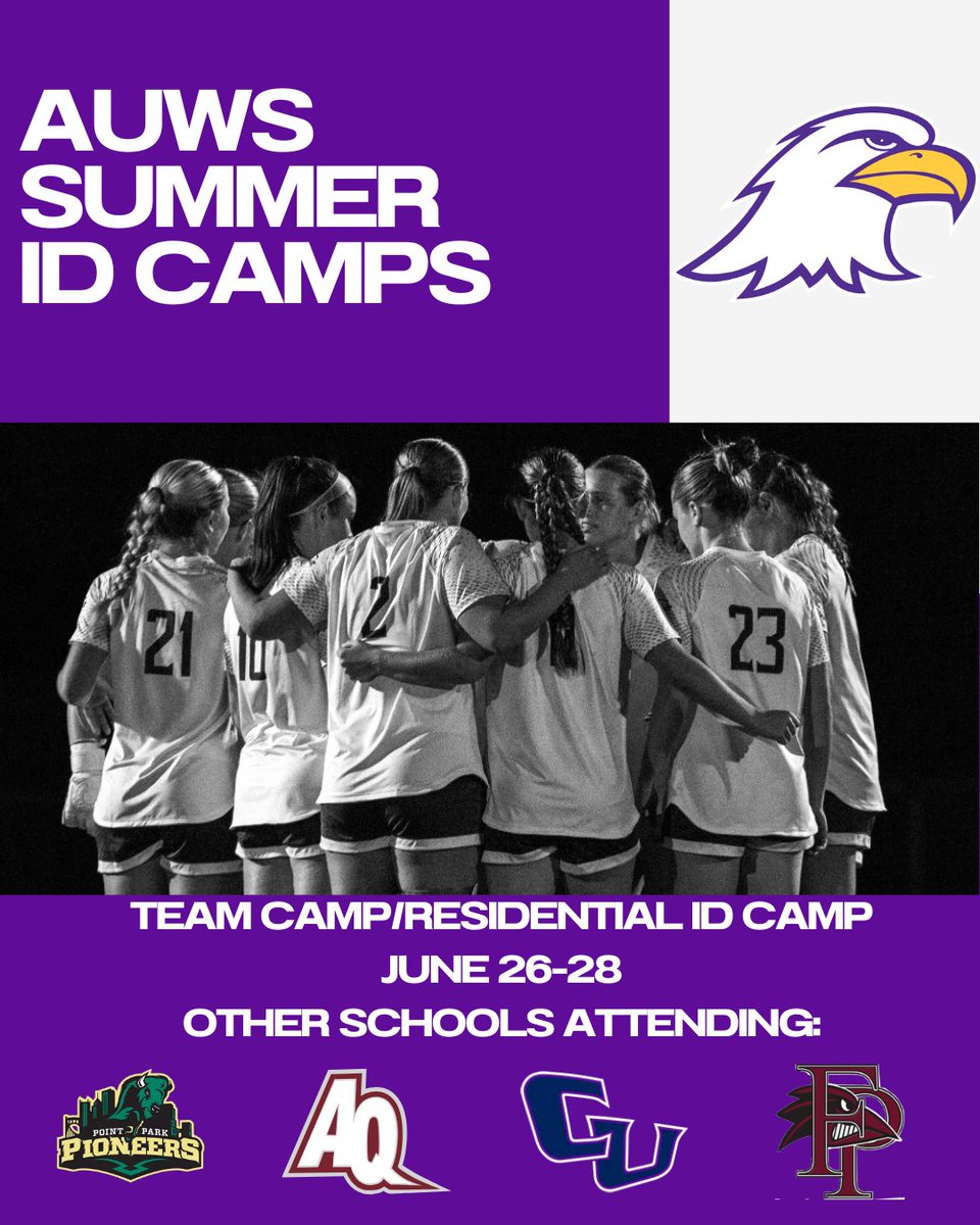 Excited to announce our additional camp staff for both our Team Camp and Residential ID Camp!

Point Park University, Aquinas College, Cornerstone University, and Franklin Pierce University!

Spots are limited!  Register in the link in our bio!