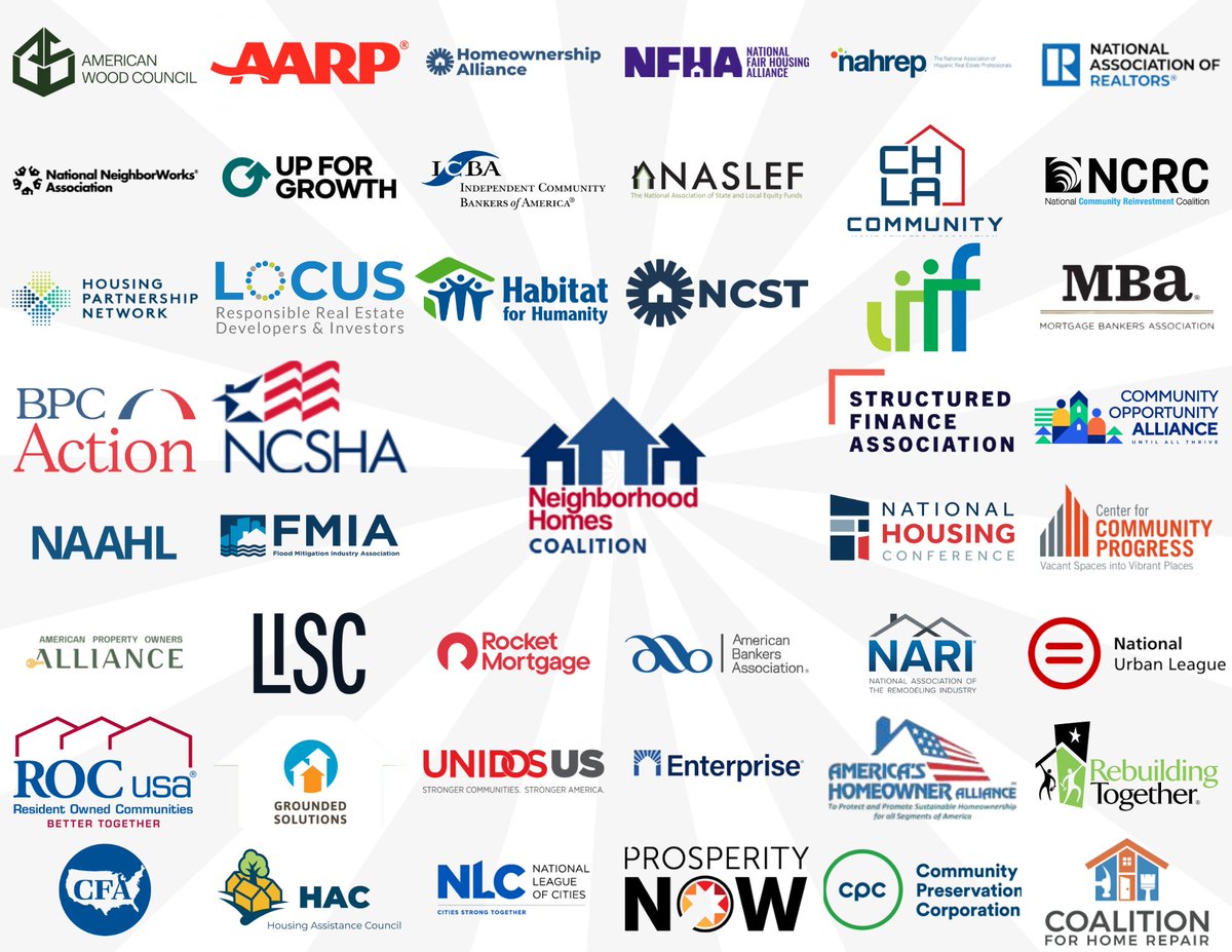 As a proud member of the Neighborhood Homes Coalition, we applauds the Senate reintroduction of the Neighborhood Homes Investment Act — a bill with strong bipartisan support designed to bring more affordable, owner-occupied homes to market 👏

Learn more⤵️
neighborhoodhomesinvestmentact.org