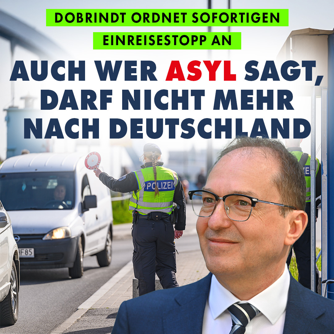 Merz &amp; Dobrindt machen einfach, was sie versprochen haben, sie schaffen Fakten: Auch wer Asyl will, wird zurückgewiesen. Tausende Bundespolizisten wurden an die Grenze geschickte, #NIUS-Reporter vor Ort bestätigen das. In der SPD dürften sie schäumen ... nius.de/nachrichten/ne…