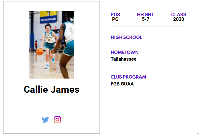 Florida Jr. All-Star GBB (@jrallstarfla) on Twitter photo Check out Callie James' (<a href="/CallieMJames/">Callie James</a>) ๐๐ผ๐๐๐๐พ๐๐๐๐ ๐๐๐ผ๐๐๐ ๐๐๐๐๐๐๐! โคต๏ธ
jrallstar.com/maxrecruit/maxโฆ
Start building your profile now at jrallstar.com/maxrecruit! Check out Callie James' (<a href="/CallieMJames/">Callie James</a>) ๐๐ผ๐๐๐๐พ๐๐๐๐ ๐๐๐ผ๐๐๐ ๐๐๐๐๐๐๐! โคต๏ธ
jrallstar.com/maxrecruit/maxโฆ
Start building your profile now at jrallstar.com/maxrecruit!