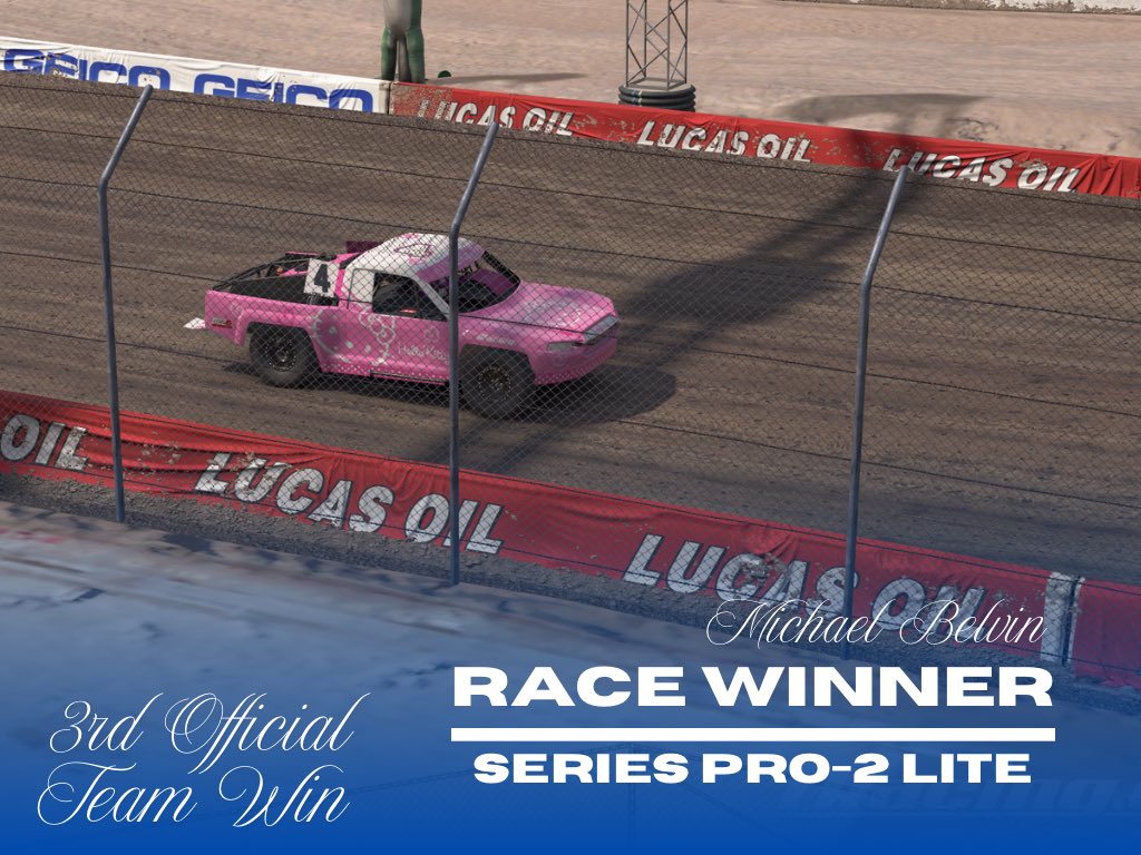 crackheadmotors's tweet photo. FIRST NON OVAL WIN IN TEAM HISTORY! @Lone7810 https://t.co/uXNeErl465