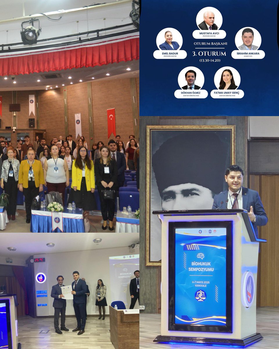 Kırıkkale Üniversitesi Hukuk Fakültesi tarafından düzenlenen “Biohukuk Sempozyumu”nda “Akıllı İlaçlara Erişimde Danıştay ve Yargıtay İçtihatlarının Değerlendirilmesi” tebliğimizi sunduk.