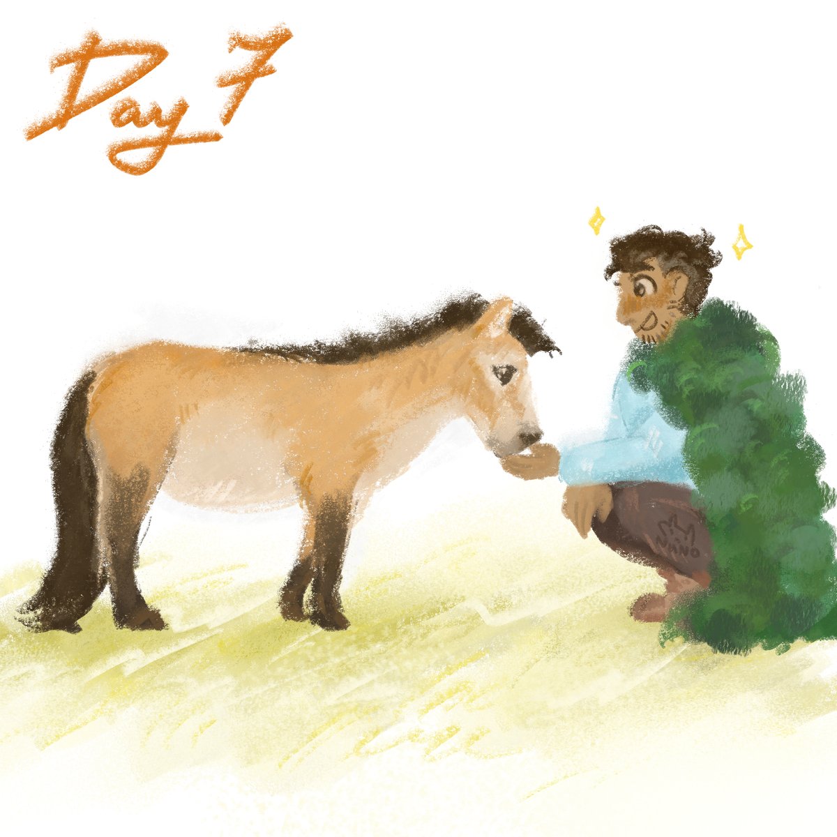 Nuno_theKitten's tweet photo. Day 7 of #HermitADay - Bdubs
Him with a little Przewalski’s Horse, inhabitants of Askania-Nova reserve, Kherson region, Ukraine.
#bdubsfanart #bdubs #bdoubleo #bdoubleofanart #hermitcraft #hermitcraftfanart #hermittwt https://t.co/ZffkmZJjV3