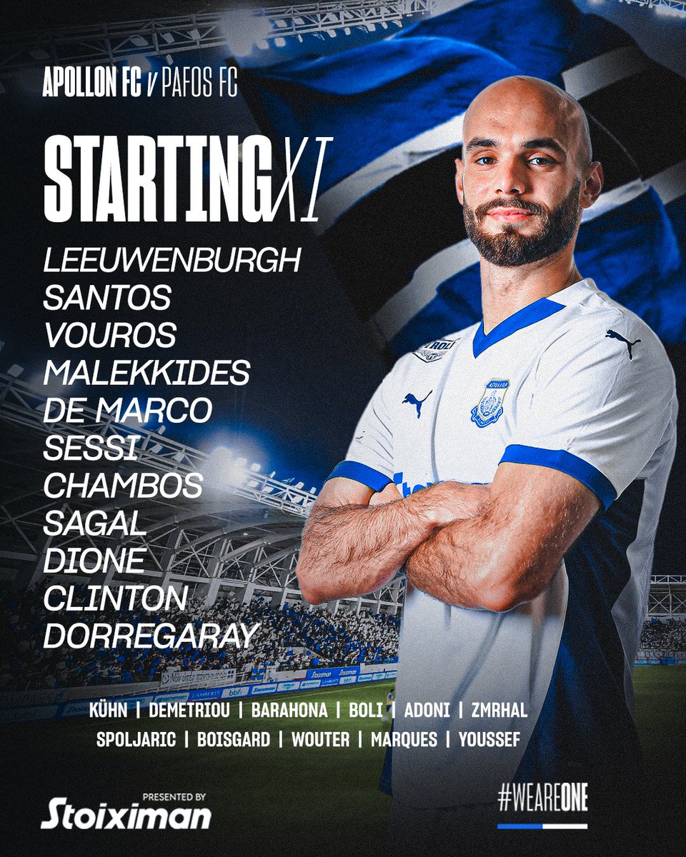 APOLLONOFFICIAL's tweet photo. 📋 𝐎𝐮𝐫 #𝐒𝐭𝐚𝐫𝐭𝐢𝐧𝐠𝐗𝐈 🔵⚪
#APOPAF #SemiFinal https://t.co/e13Ee4i2sm