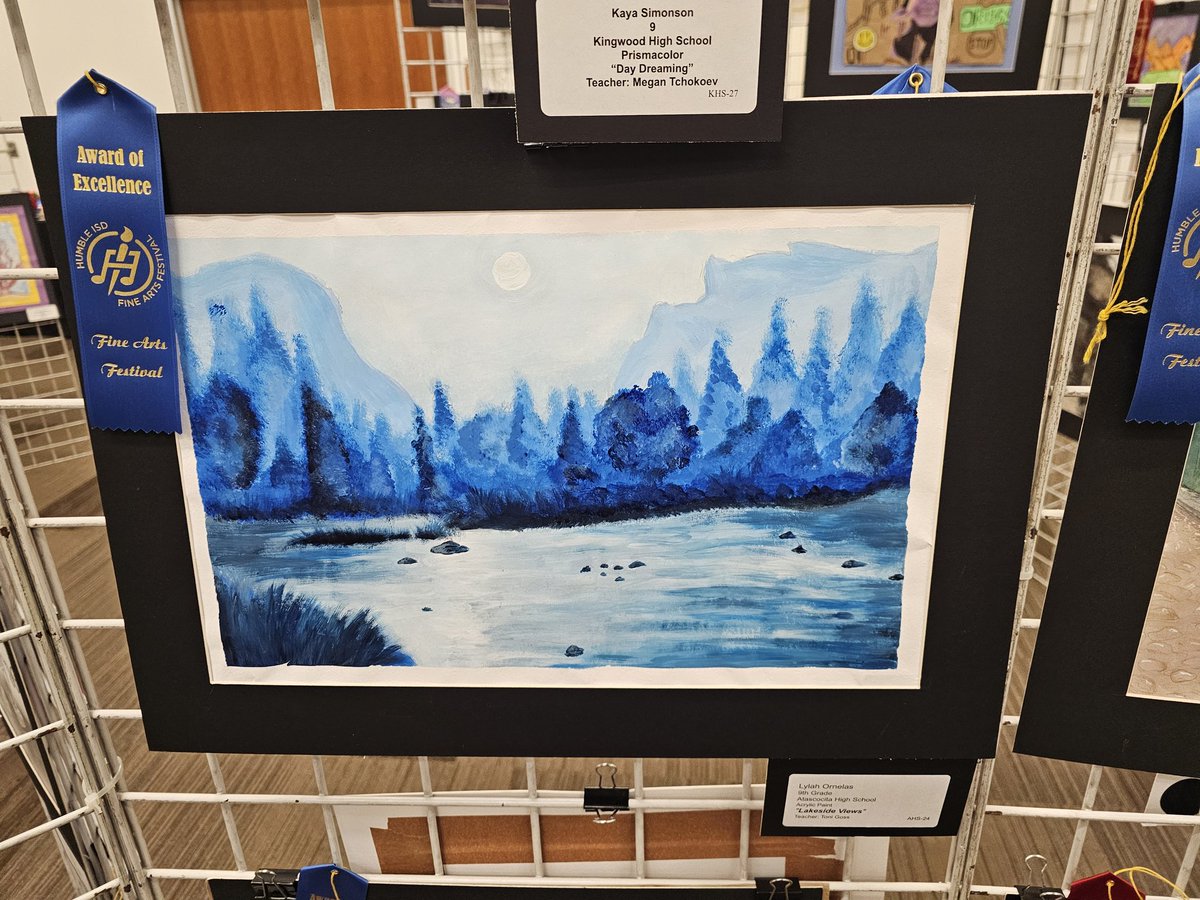 Toni Goss (@tonigossart) on Twitter photo Humble ISD Fine Arts festival!!! It was such a fun time for all ages and to get to celebrate artists is the best part!! Congratulations to Aaron Vansco for Best in Show!!!!
<a href="/VisualArtHumble/">Humble ISD Visual Arts</a> <a href="/HumbleISD_AHS/">The Atascocita HS</a> <a href="/HumbleISD_Arts/">Humble ISD Fine Arts</a> Humble ISD Fine Arts festival!!! It was such a fun time for all ages and to get to celebrate artists is the best part!! Congratulations to Aaron Vansco for Best in Show!!!!
<a href="/VisualArtHumble/">Humble ISD Visual Arts</a> <a href="/HumbleISD_AHS/">The Atascocita HS</a> <a href="/HumbleISD_Arts/">Humble ISD Fine Arts</a>