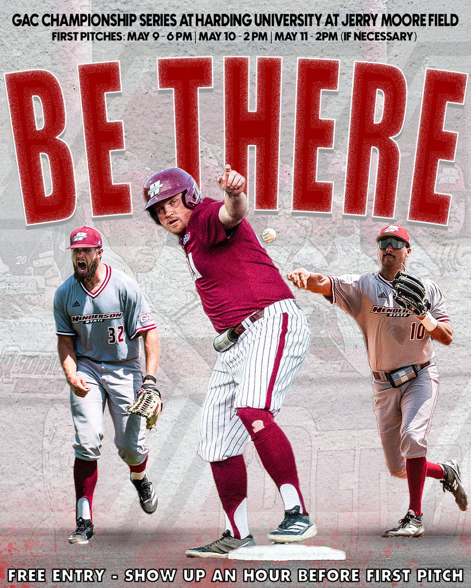 Reddie Baseball (@reddiebaseball) on Twitter photo ππ ππππΏ πππ! π
The Reddies play for the 2025 GAC Championship this weekend in Searcy! Better yet β admission to every game of the final series is ππππ!
Join us as we look to bring another banner back to Arkadelphia!
π >>> bit.ly/GACFinalsInfo
#NoMereBeast ππ ππππΏ πππ! π
The Reddies play for the 2025 GAC Championship this weekend in Searcy! Better yet β admission to every game of the final series is ππππ!
Join us as we look to bring another banner back to Arkadelphia!
π >>> bit.ly/GACFinalsInfo
#NoMereBeast
