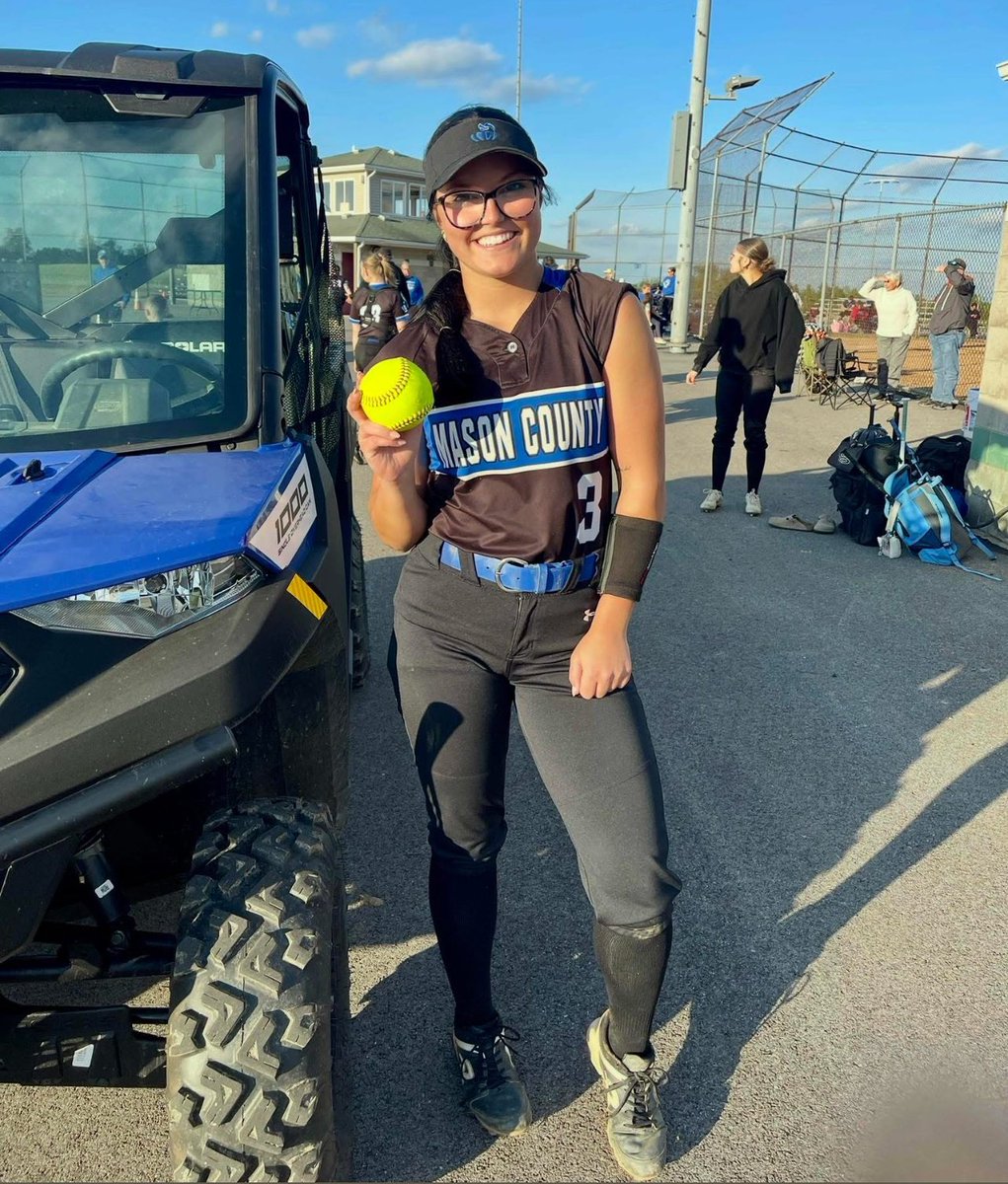 Kenzie Gulley hit her first homerun of the season last night in Mason County’s 7-1 win over Covington Holy Cross. 

Gulley (NKU commit) finished with her 3 run blast, a double, triple and scored 3 times.