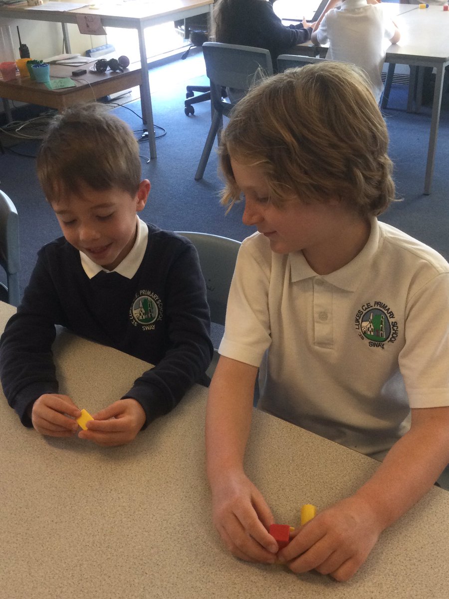 stlukesschoolsw's tweet image. Year 2 are exploring 3-D shapes in Maths today! 🧊🔺 We&apos;re identifying and describing their properties — counting edges, vertices, and faces. #MathsInAction #Year2Learning