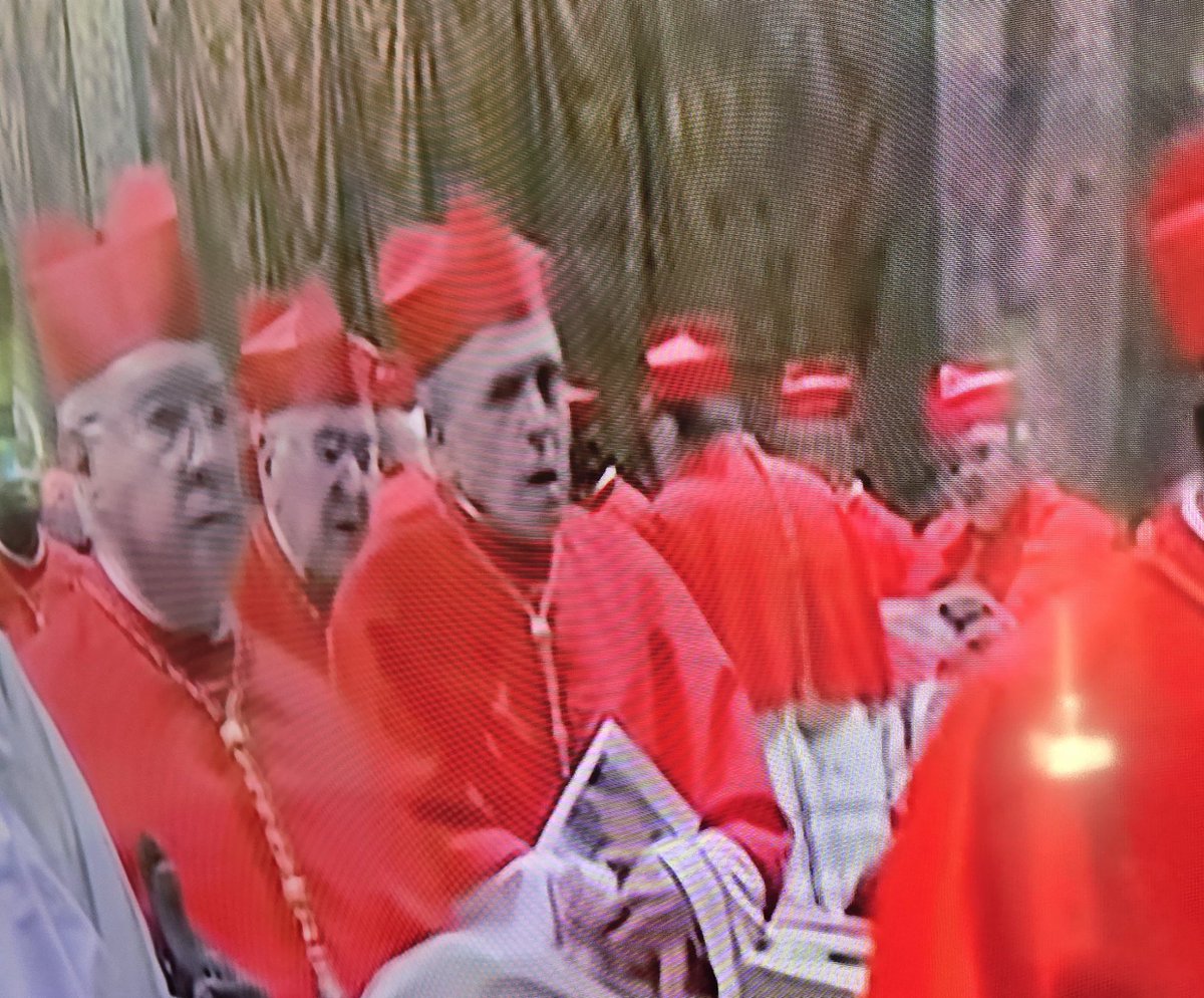 Daniel Cardinal DiNardo of the <a href="/archgh/">Archdiocese of Galveston-Houston</a> arrives in the Sistine Chapel as the #Conclave is set to begin.