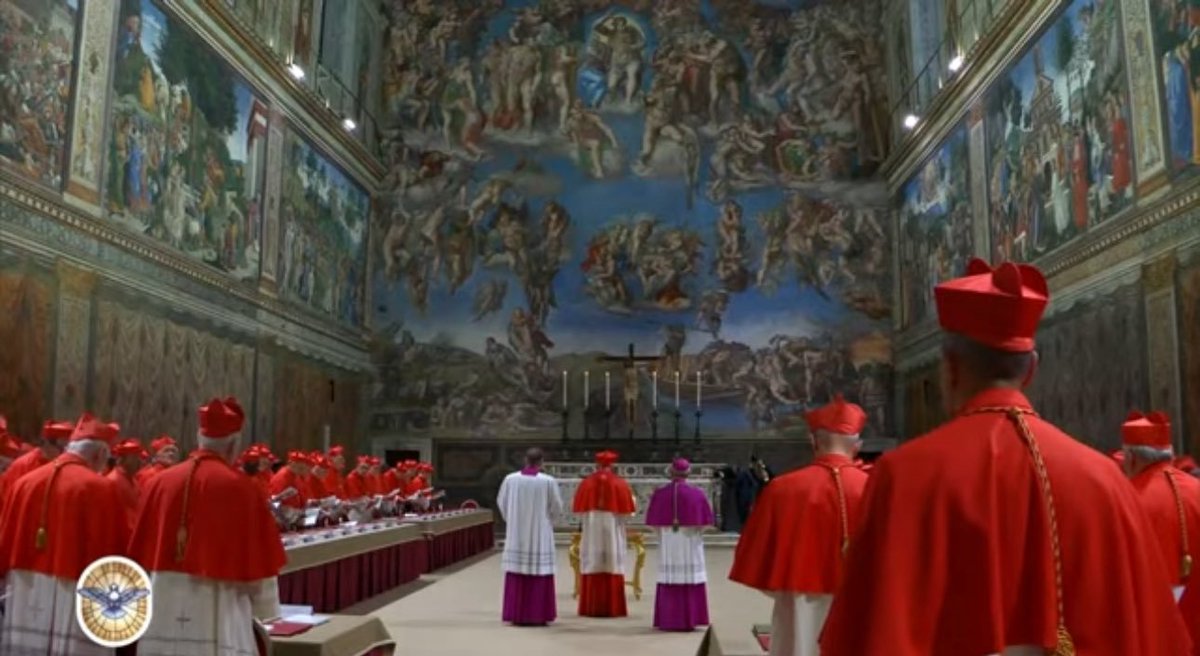 The visuals coming out of Rome right now are why the Catholic Church remains one of the main characters of human history. 

You don't get this anywhere else.