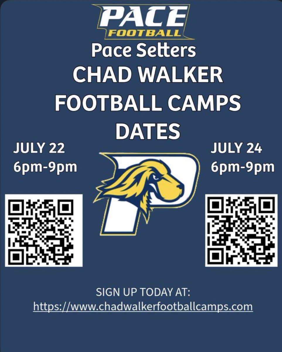 KJQB11 (@kjqb11) on Twitter photo So grateful to receive an invite to attend <a href="/PaceUFootball/">PaceUFootball</a> camp this summer. Thank you to <a href="/CoachChadWalker/">Chad Walker</a> Looking forward to getting back on campus. So grateful to receive an invite to attend <a href="/PaceUFootball/">PaceUFootball</a> camp this summer. Thank you to <a href="/CoachChadWalker/">Chad Walker</a> Looking forward to getting back on campus.