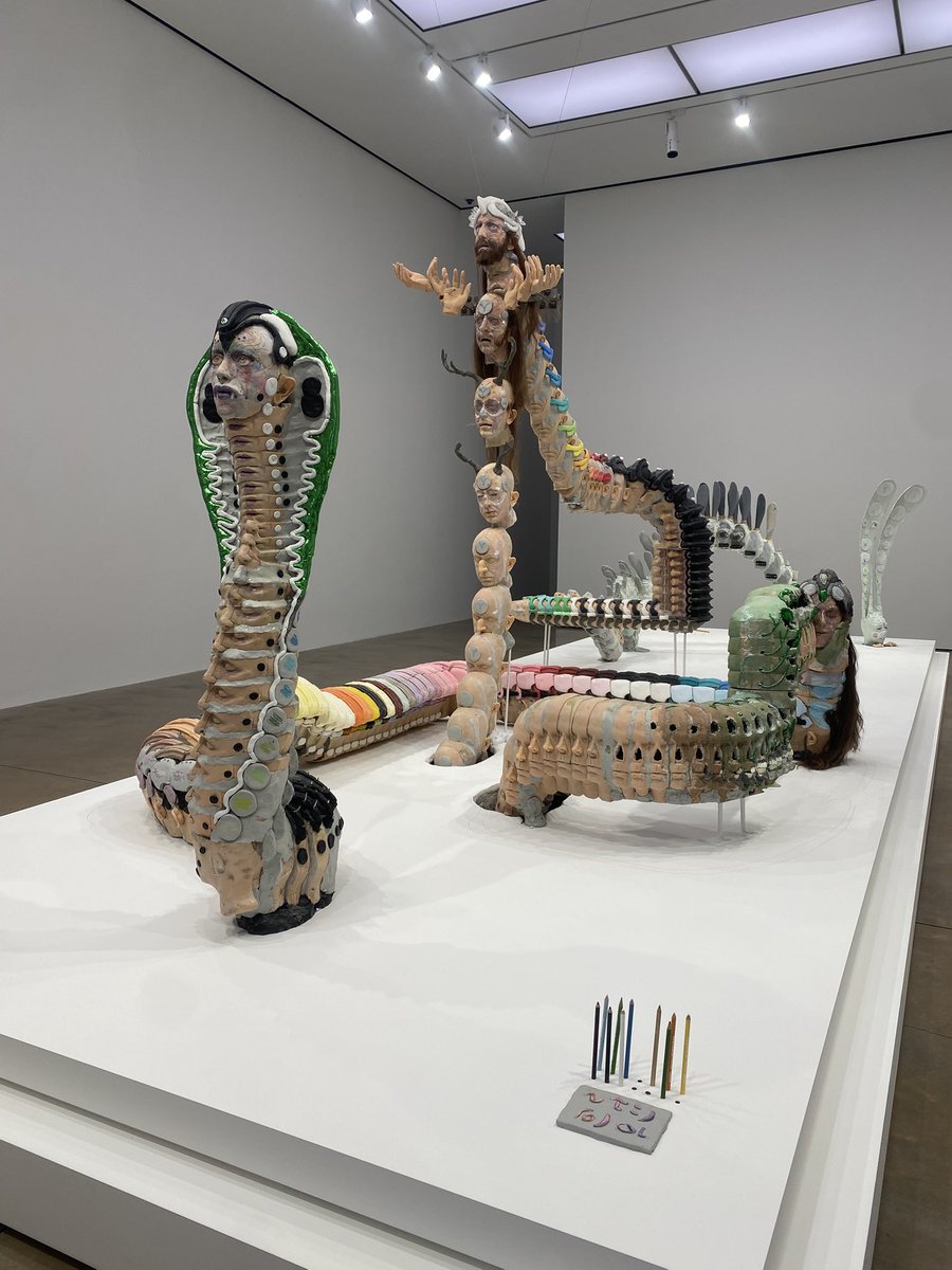joshuasobel's tweet image. The Serpent by the sensational David Altmejd for your eyes this GM 🐍