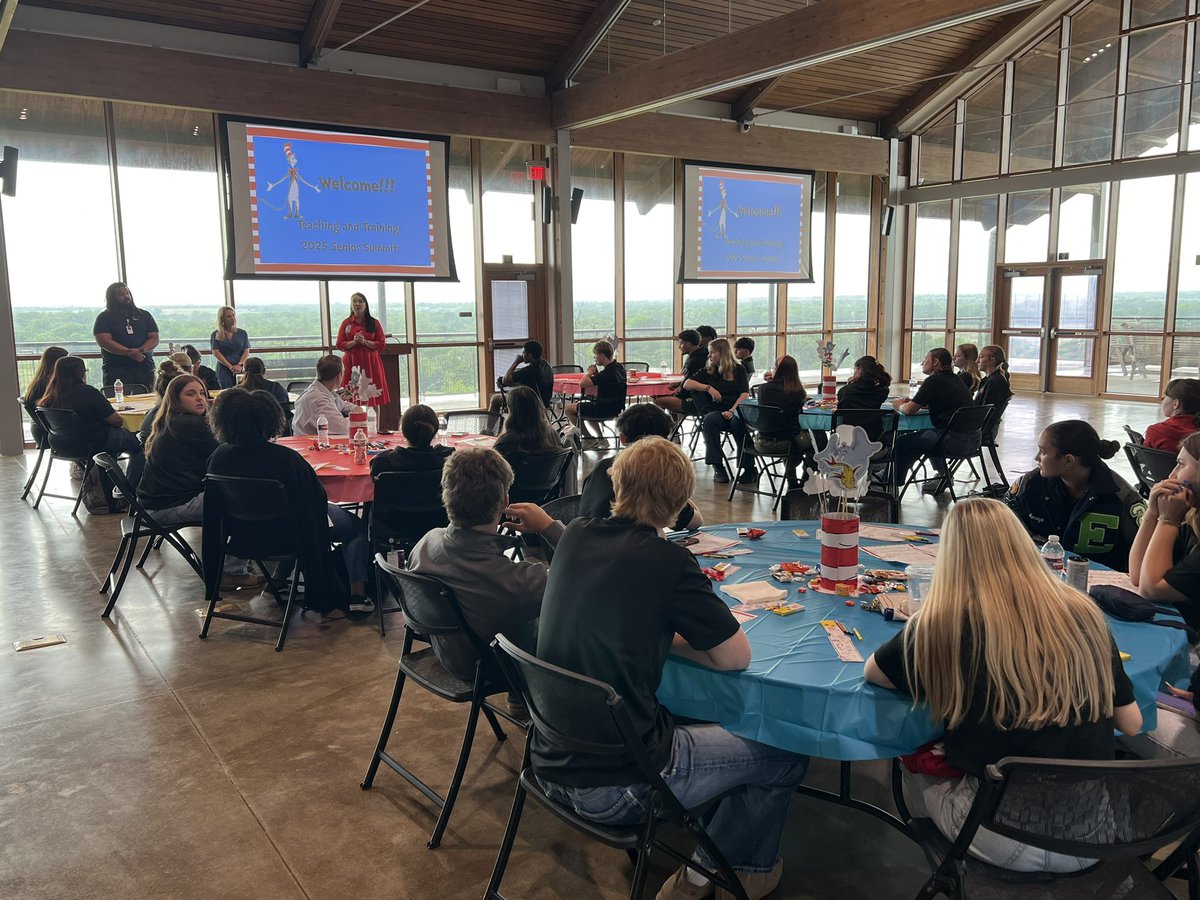 NISD Teaching &amp; Training Senior Summit was a success! Many thanks to NISD Admin and <a href="/NHSTeachTrain/">NHS Teaching & Training</a> alumni for celebrating our amazing interns!