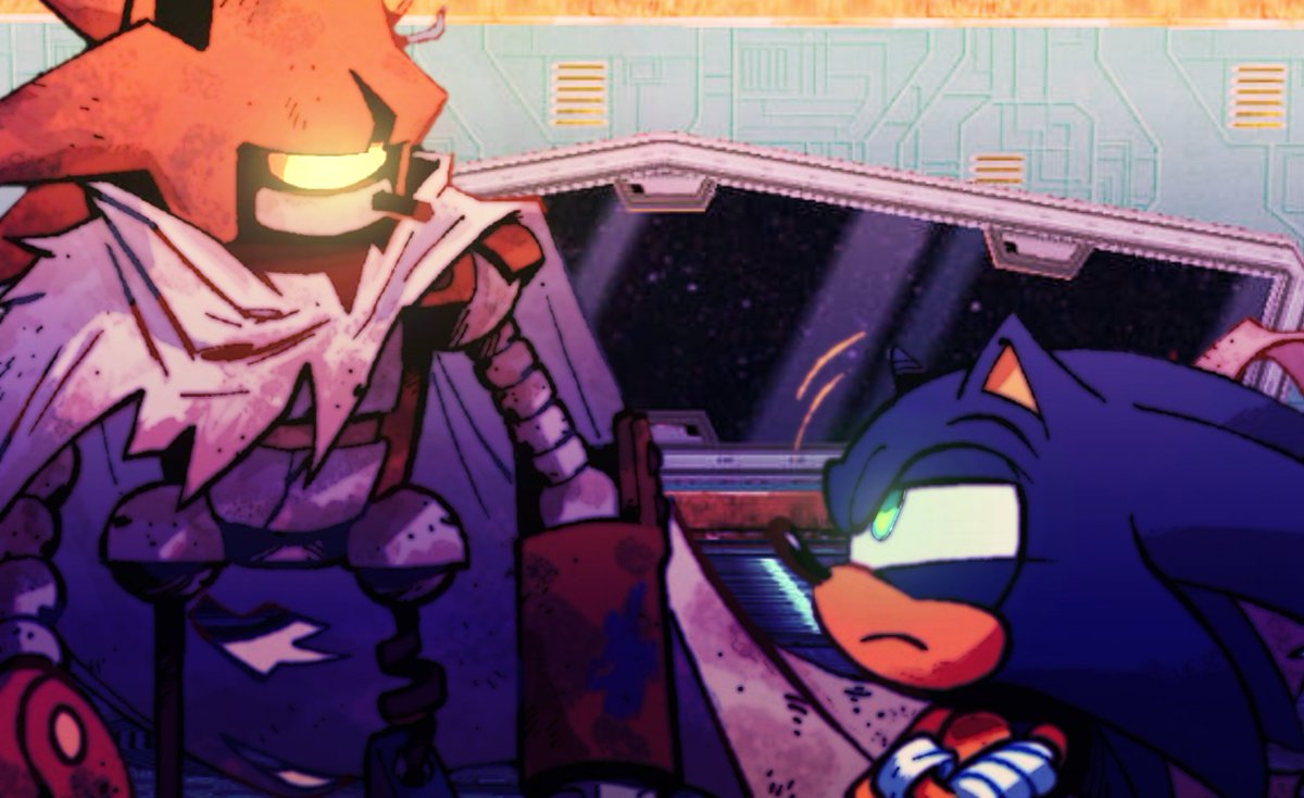 1991SpeedyHero's tweet image. #CHAOSUNITY 

Mecha.

Why do you have a picture of Chaos Sonic DEAD hung up in there.