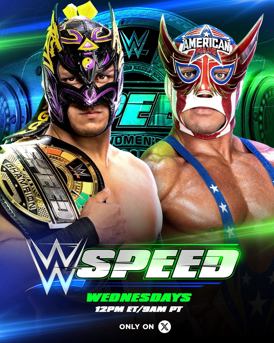 Triple H (@tripleh) on Twitter photo Set your timer... the #WWESpeed Championship is on the line. <a href="/Americano_WWE/">Grande Americano</a> challenges <a href="/dragonlee95/">Dragon Lee ドラゴンリー</a> TODAY at 12pm ET / 9am PT, exclusively on <a href="/X/">X</a>. Set your timer... the #WWESpeed Championship is on the line. <a href="/Americano_WWE/">Grande Americano</a> challenges <a href="/dragonlee95/">Dragon Lee ドラゴンリー</a> TODAY at 12pm ET / 9am PT, exclusively on <a href="/X/">X</a>.
