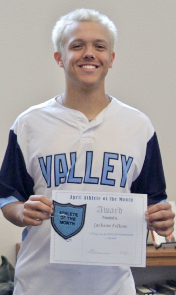 Shout out to DV Baseball’s Jackson Fellens for being named Deer Valley Athlete of the Month for April. #TakeFlightDV