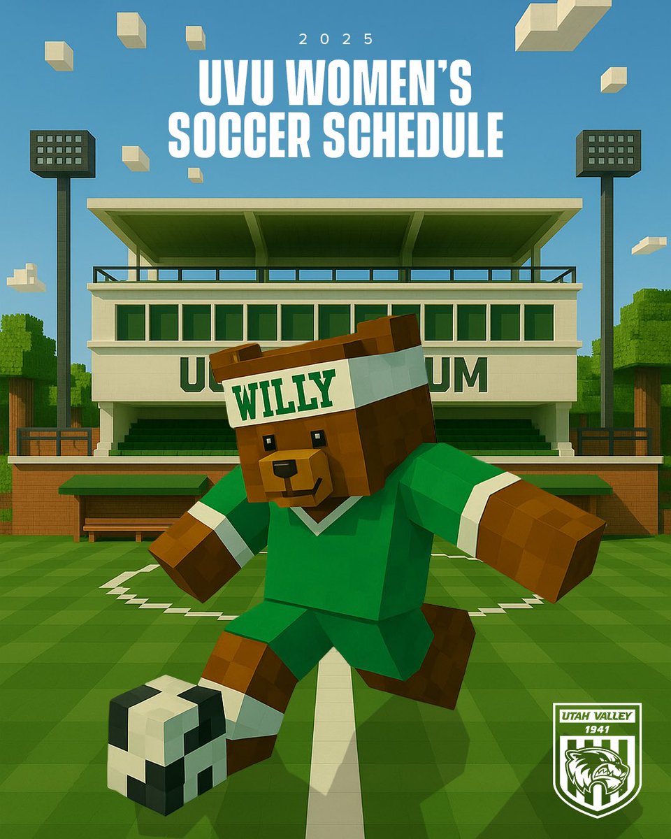We crafted the stadium and mined the schedule 🧱

#GoUVU | #ValleyForged