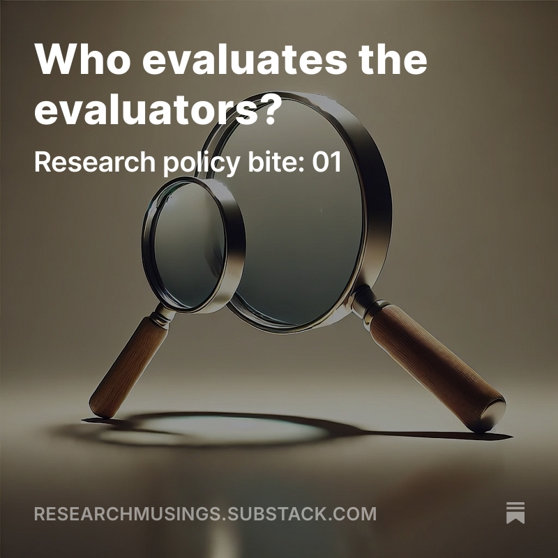 Digital Science (@digitalsci) on Twitter photo 📣 Guest post from Peter Kolarz (<a href="/RoRInstitute/">Research on Research Institute (RoRI)</a>) with our team on Research Musings: "Who evaluates the evaluators?"
It's the first in a new research policy series, with key takeaways to improve research assessment - and science itself.
🔗 Read the post: ow.ly/7Nz650VOzl8 📣 Guest post from Peter Kolarz (<a href="/RoRInstitute/">Research on Research Institute (RoRI)</a>) with our team on Research Musings: "Who evaluates the evaluators?"
It's the first in a new research policy series, with key takeaways to improve research assessment - and science itself.
🔗 Read the post: ow.ly/7Nz650VOzl8