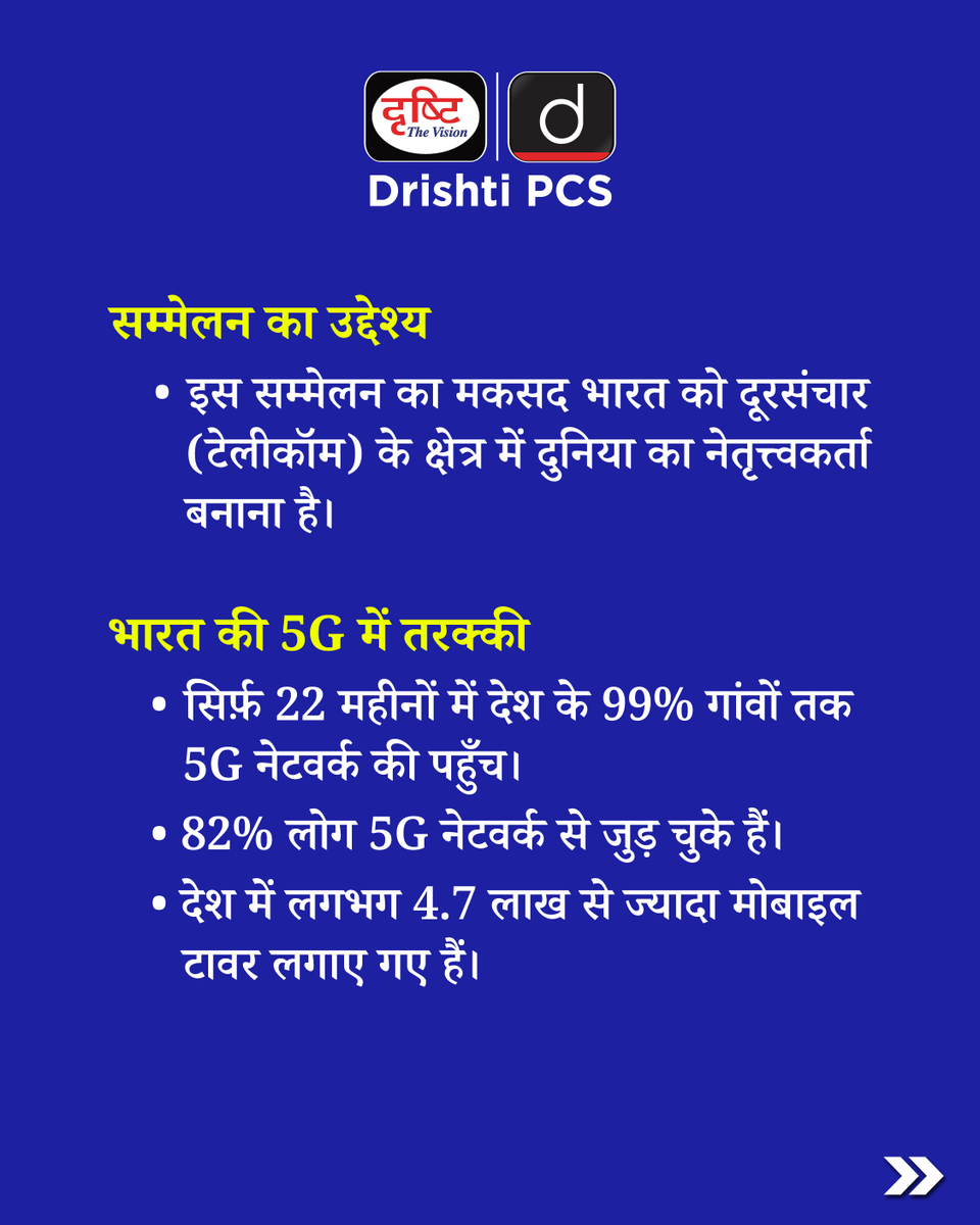 DrishtiPCS's tweet image. भारत बना डिजिटल क्रांति का अग्रदूत – टेलीकॉम 2025 में दिखी नई दिशा!
.
#BharatTelecom2025 #DigitalIndia #5GIndia #TechPoweredIndia #TelecomLeadership #IndiaOn5G #MakeInIndia #DrishtiPCS #IAS #PCS