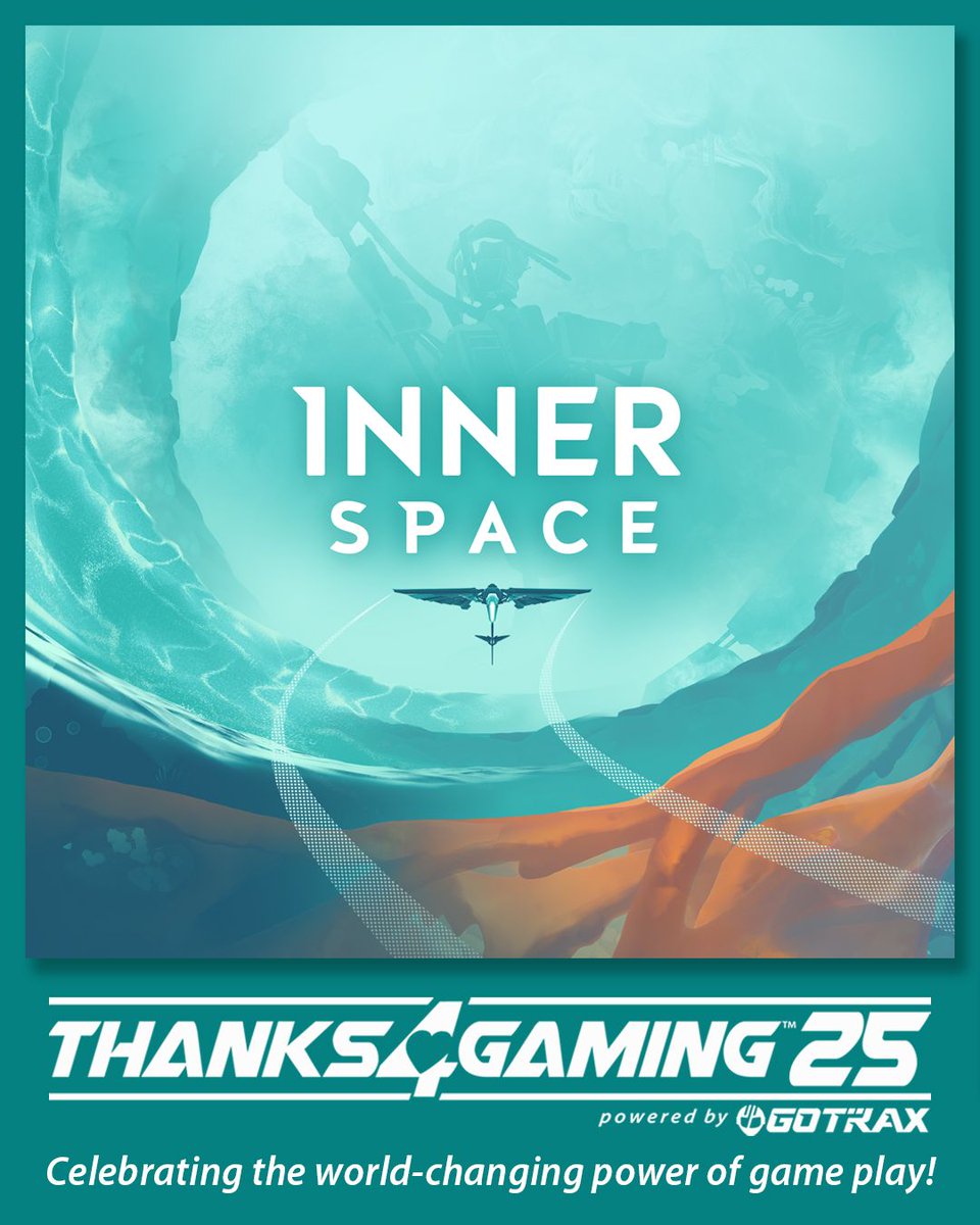 thanks4gaming's tweet image. InnerSpace is joining the #Thanks4Gaming adventure! 🛩️✨
Soar through virgin skies and dive into forgotten oceans in a world of inside-out planets. No horizons. Just endless, vibrant exploration. Discover the Inverse. Play for a cause. Starting Friday, May 9th! 
#InnerSpaceGame