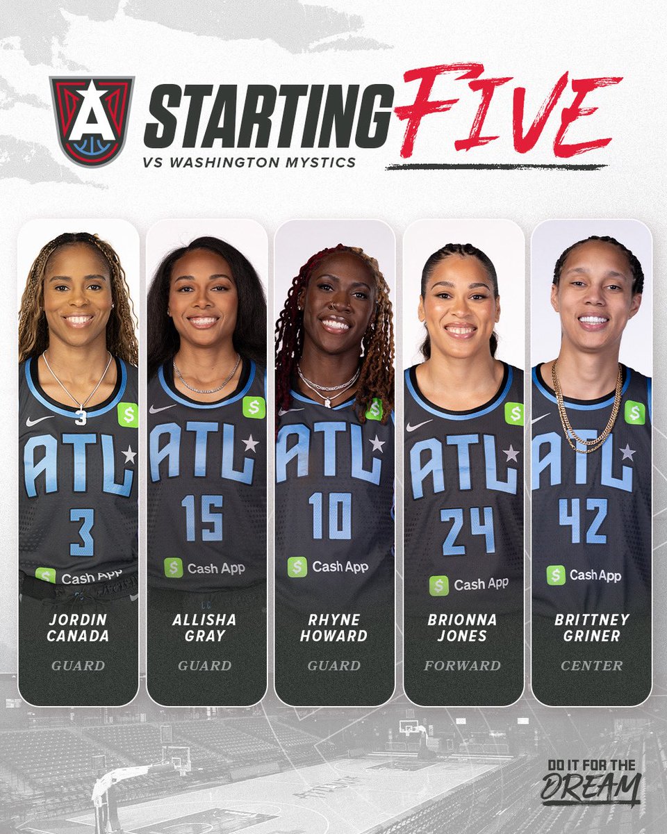 Your Atlanta Dream Starting 5! 🅰️

#DoItForTheDream