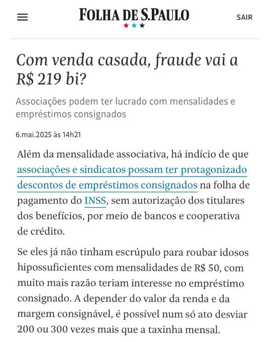 Até quando esse governo irá continuar?
Não é possível que continuem fingindo que nada está acontecendo.
