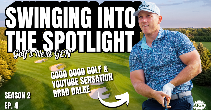 AJGAGolf's tweet photo. Out now! 🎧

@DalkeKong3 joins #GolfsNextGEN to talk @GoodGood_Golf and his journey on and off the course. Don’t miss it!