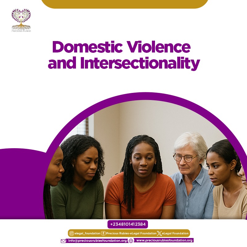 eLegalFound's tweet image. Domestic Violence and Intersectionality

Visit our website to read the full blog 
preciousrubiesfoundation.org/domestic-viole…

#DomesticViolence #IntersectionalityMatters #EndAbuse #SupportSurvivors #BreakTheCycle #SocialJustice #DVAwareness #InclusiveSupport #MultipleIdentities #EmpowerSurvivors
