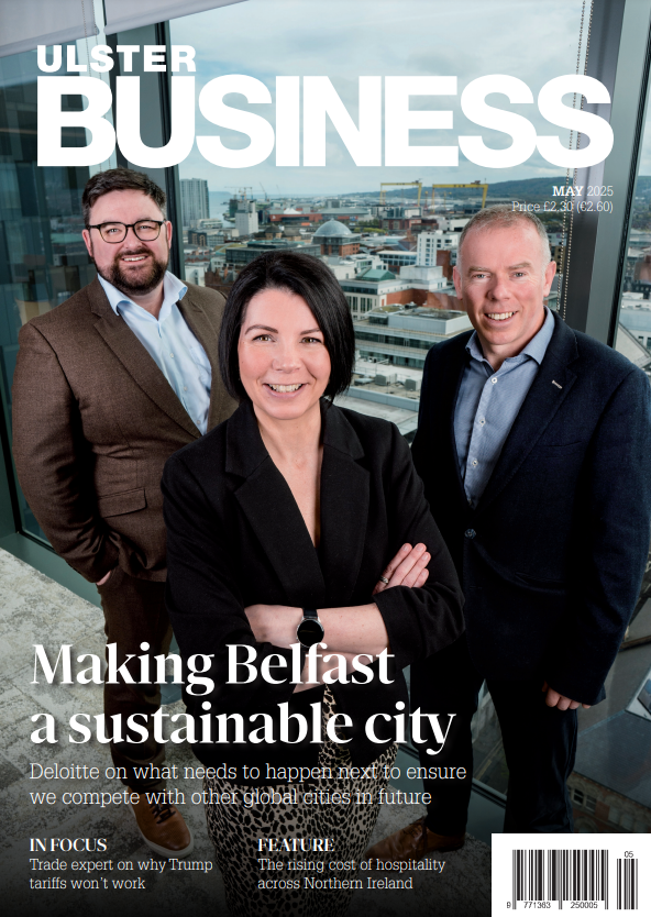 Ulster Business (@ulsterbusiness) on Twitter photo The May edition of Ulster Business is out this week.
Our cover story with <a href="/DeloitteIreland/">Deloitte Ireland</a> on sustainability, <a href="/pavelbarter/">Pavel Barter</a> on hospitality costs and construction, <a href="/newsmulg/">John Mulgrew</a> speaks to <a href="/OCOGlobal/">OCO Global</a> on Trump tariffs and <a href="/CBItweets/">CBI</a>, along with news, profiles, analysis and features The May edition of Ulster Business is out this week.
Our cover story with <a href="/DeloitteIreland/">Deloitte Ireland</a> on sustainability, <a href="/pavelbarter/">Pavel Barter</a> on hospitality costs and construction, <a href="/newsmulg/">John Mulgrew</a> speaks to <a href="/OCOGlobal/">OCO Global</a> on Trump tariffs and <a href="/CBItweets/">CBI</a>, along with news, profiles, analysis and features