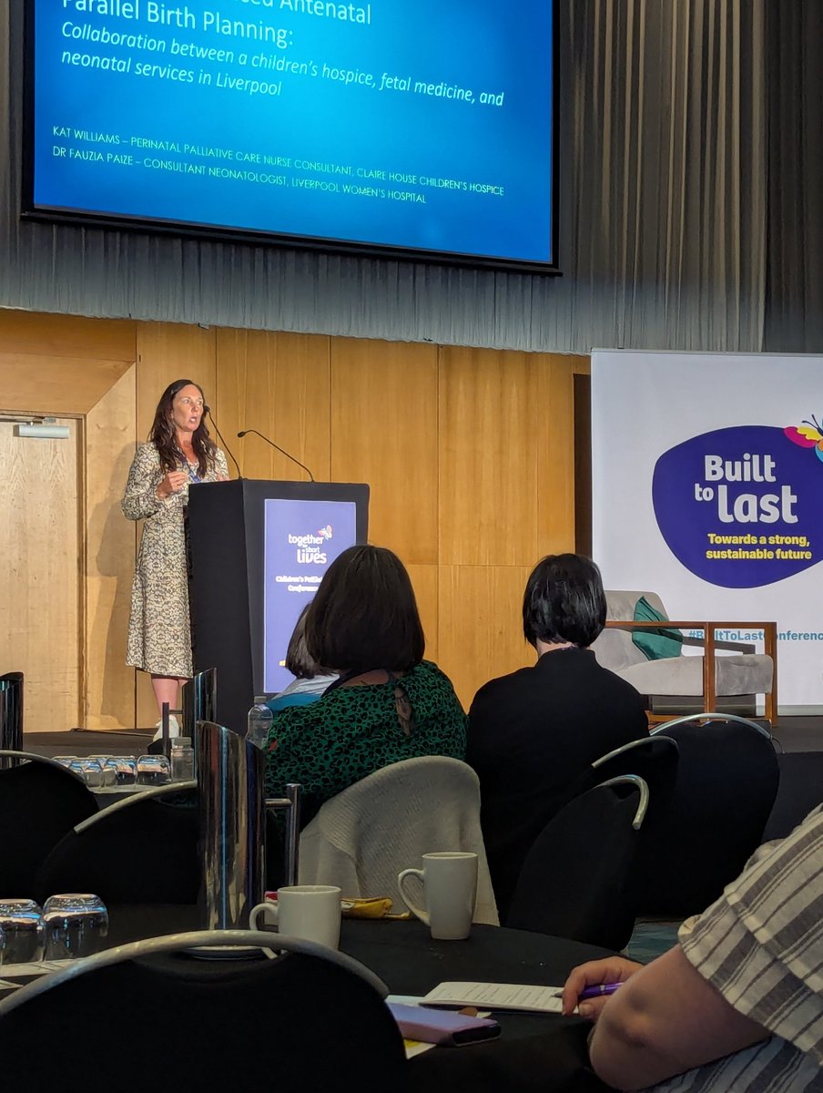Our team joined the discussion at the #BuiltToLastConference today talking about perinatal care. Thanks for the invite <a href="/Tog4ShortLives/">Together for Short Lives</a>