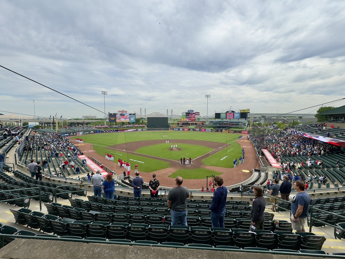 Nicholas Badders (@badderupsports) on Twitter photo Good morning from Louisville!
It’s Education Day at Louisville Slugger Field, should be a nice crowd as the <a href="/OMAStormChasers/">Omaha Storm Chasers</a> look to jump back into the win column, with Chandler Champlain on the mound. Come hang out!
📻 <a href="/1290KOIL/">News Talk 1290</a>
📱 stormchasers.mixlr.com Good morning from Louisville!
It’s Education Day at Louisville Slugger Field, should be a nice crowd as the <a href="/OMAStormChasers/">Omaha Storm Chasers</a> look to jump back into the win column, with Chandler Champlain on the mound. Come hang out!
📻 <a href="/1290KOIL/">News Talk 1290</a>
📱 stormchasers.mixlr.com