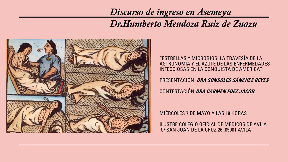 Hoy discurso de ingreso en Asemeya en el Ilustre Colegio Oficial de Médicos de Ávila asemeya.com/eventos/discur…