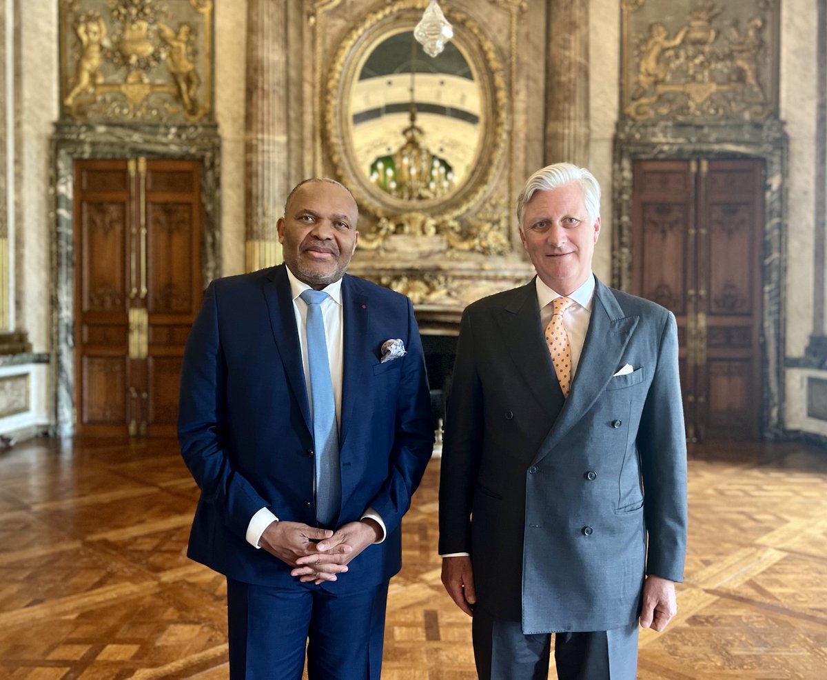 Belgian Royal Palace (@monarchiebe) on Twitter photo Le président du Parlement bruxellois <a href="/parlbruparl/">parlbruparl</a>, <a href="/BMampaka/">Bertin Mampaka</a>, a été reçu en audience à l’occasion de la Fête de l’Iris. Le président du Parlement bruxellois <a href="/parlbruparl/">parlbruparl</a>, <a href="/BMampaka/">Bertin Mampaka</a>, a été reçu en audience à l’occasion de la Fête de l’Iris.