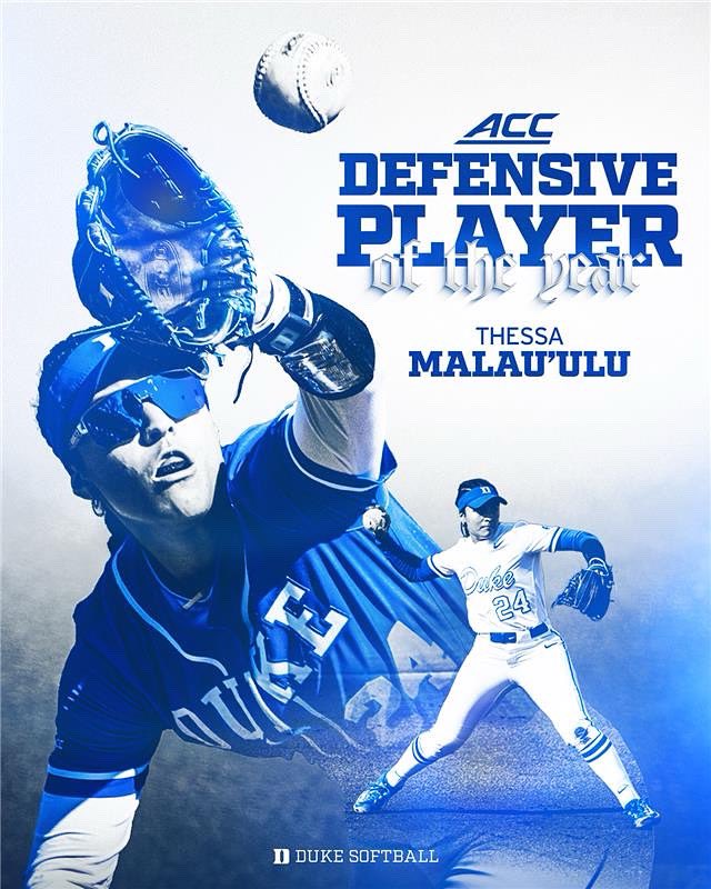 OUR <a href="/ACCsoftball/">ACC Softball</a> Defensive POTY, Thessa Malau’ulu!!

#ELEV8TE