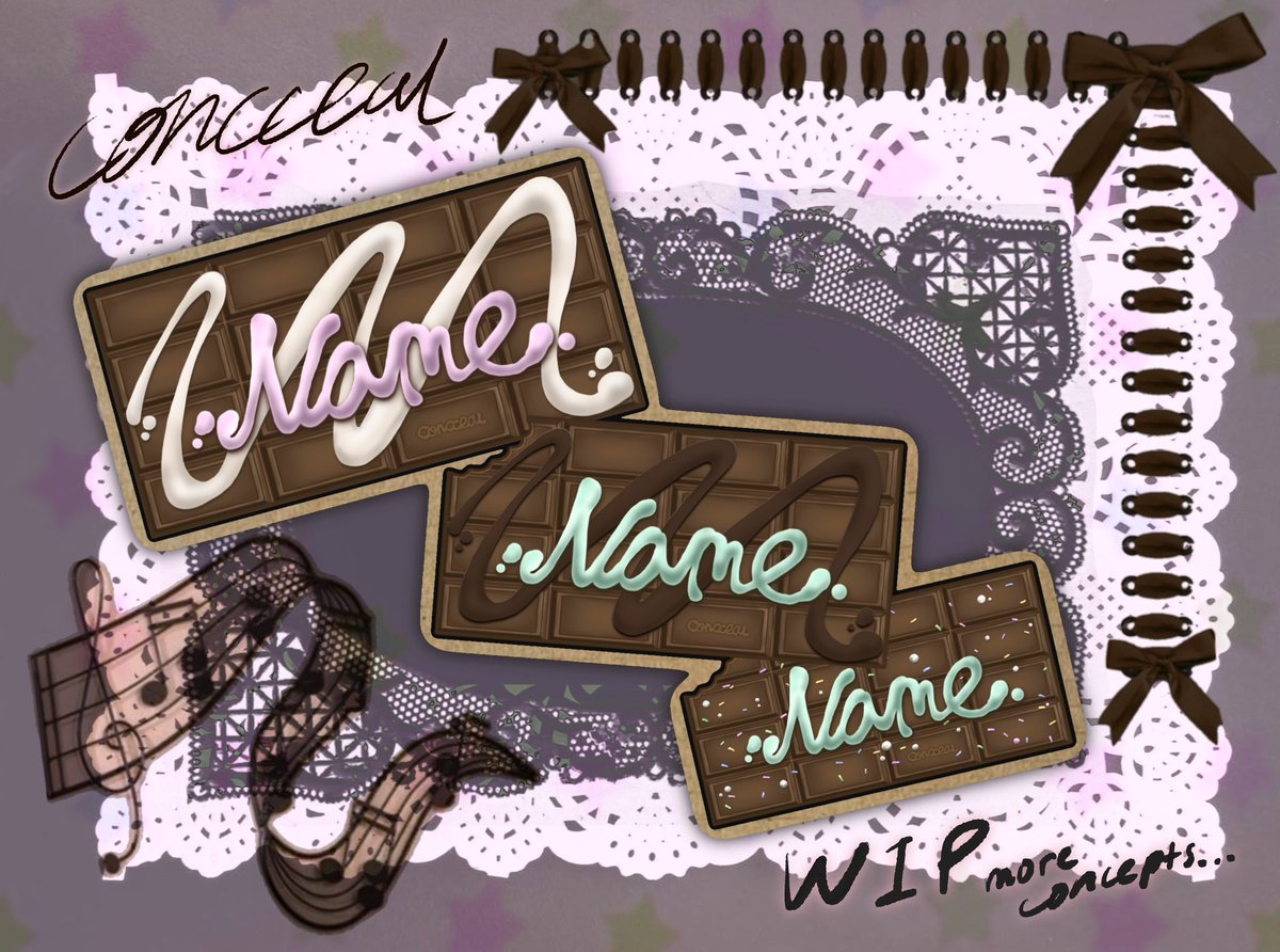 concceal's tweet photo. Sorry for going mia!!! But I still need time to figure out how to run concceal from overseas 🥹 next release will have new designs and merch types …. LEMME KNOW what type of chocolate bar you like!!!! https://t.co/QtLXCzxzyB
