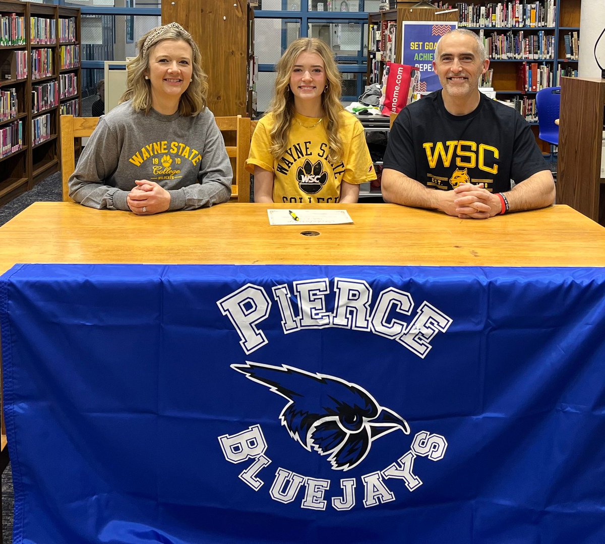 Congratulations to Aylla Weeder for earning the Career Scholars Scholarship, worth $33,000 in tuition reimbursement to attend Wayne State College in the fall, majoring in accounting. We are proud of you! #piercebluejays