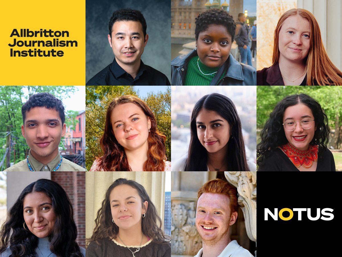 Some news: I’m joining the next class of fellows at the Allbritton Journalism Institute. I’ll be reporting for NOTUS, covering politics, policy and government, and learning from some of the sharpest journalists in the field.

Learn more about AJI: aji.org/news/allbritto…