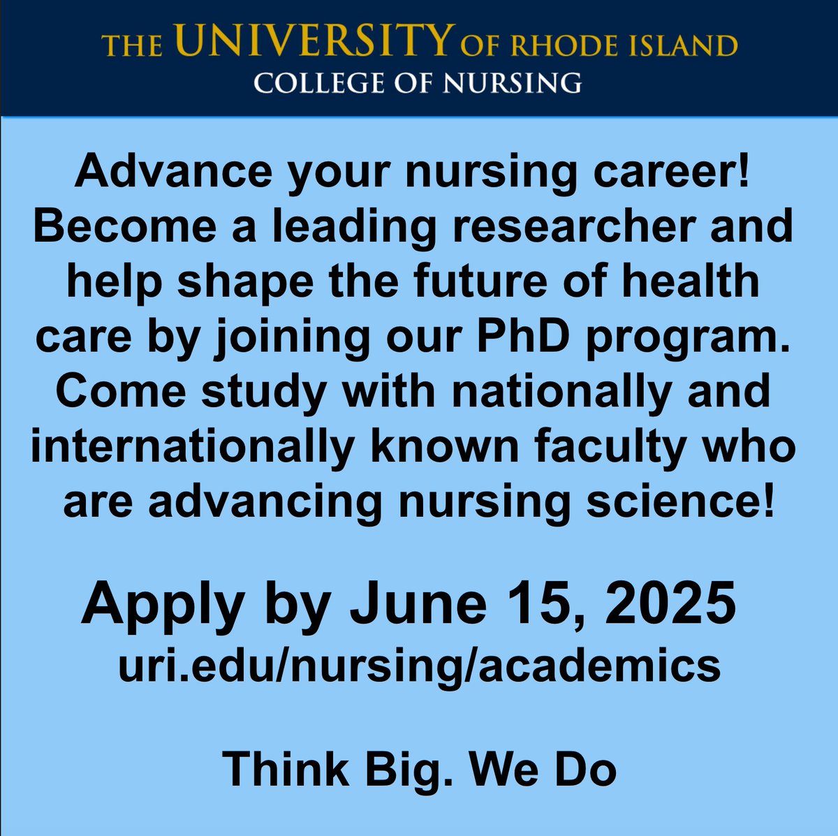 Learn more here: web.uri.edu/nursing/academ…