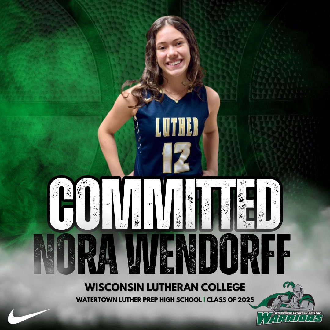 WLC Women's Basketball (@wlc_wbb) on Twitter photo Help us welcome another standout to the Warrior family! 🏀💚 <a href="/NoraWendorff/">Nora Wendorff</a> from Luther Prep HS, is bringing her game to WLC! With over 1,000 career points, a 14.1 PPG average her senior year, and school records in assists and steals, she’s a playmaker on both ends of the court!🔥 Help us welcome another standout to the Warrior family! 🏀💚 <a href="/NoraWendorff/">Nora Wendorff</a> from Luther Prep HS, is bringing her game to WLC! With over 1,000 career points, a 14.1 PPG average her senior year, and school records in assists and steals, she’s a playmaker on both ends of the court!🔥