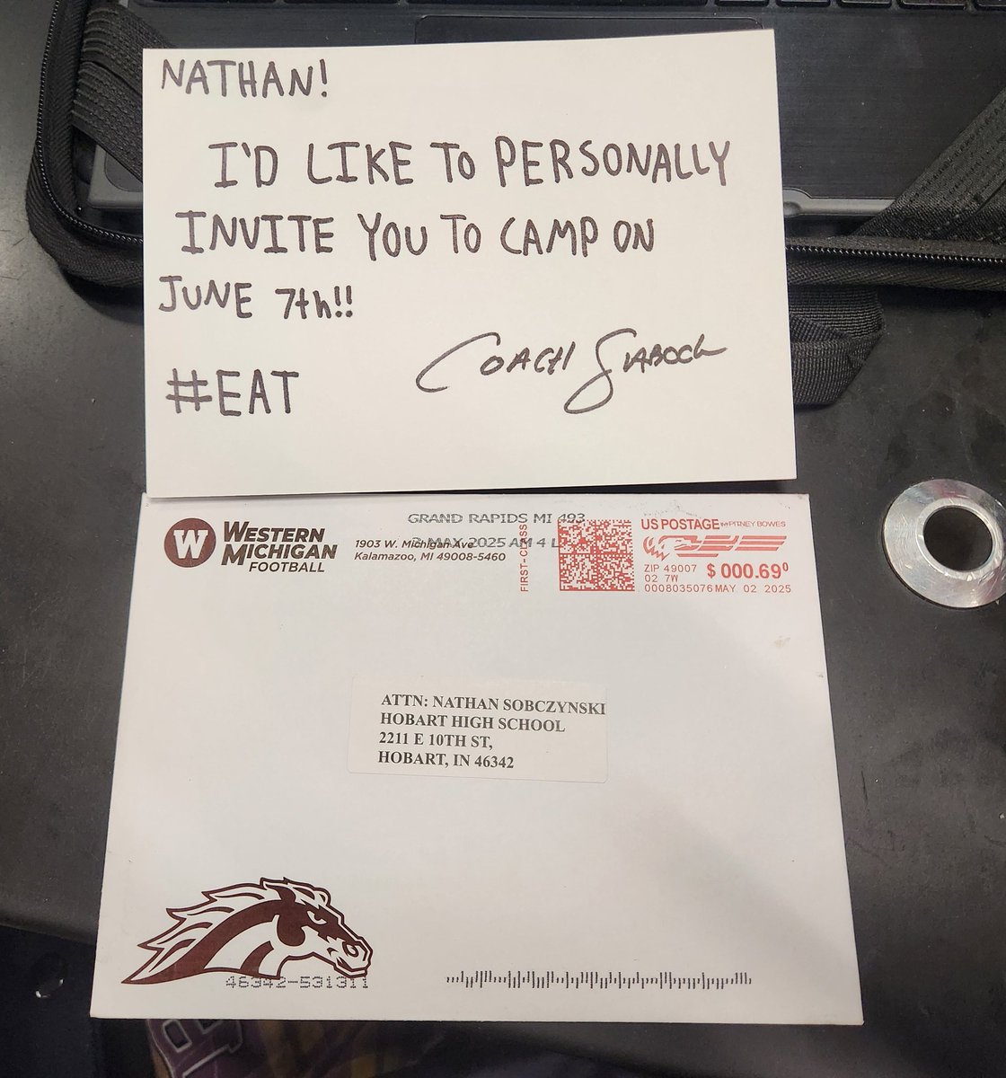 Nathan Sobczynski (@natesobczynski) on Twitter photo I'm so thankful to receive a camp invite from <a href="/DSabock/">Coach Dan Sabock</a> and <a href="/CoachLT39/">Lance Taylor</a>. I am looking forward to the experience. <a href="/AthleticsHobart/">Hobart High School Athletics</a> <a href="/brickiesfb/">Hobart Football🧱</a> <a href="/coach_schreib/">Coach Schreiber</a> <a href="/IndianaPreps/">Indiana Preps</a> <a href="/IndyWeOutHere/">IndyWeOutHere ‼️</a> <a href="/PrepRedzoneIN/">Prep Redzone Indiana</a> <a href="/Indyrecruit_/">IndyRecruit</a> <a href="/IndianaSportsN1/">Indiana Sports Network</a> <a href="/Bryan_Ault/">Bryan Ault - Midwest Scout</a> I'm so thankful to receive a camp invite from <a href="/DSabock/">Coach Dan Sabock</a> and <a href="/CoachLT39/">Lance Taylor</a>. I am looking forward to the experience. <a href="/AthleticsHobart/">Hobart High School Athletics</a> <a href="/brickiesfb/">Hobart Football🧱</a> <a href="/coach_schreib/">Coach Schreiber</a> <a href="/IndianaPreps/">Indiana Preps</a> <a href="/IndyWeOutHere/">IndyWeOutHere ‼️</a> <a href="/PrepRedzoneIN/">Prep Redzone Indiana</a> <a href="/Indyrecruit_/">IndyRecruit</a> <a href="/IndianaSportsN1/">Indiana Sports Network</a> <a href="/Bryan_Ault/">Bryan Ault - Midwest Scout</a>